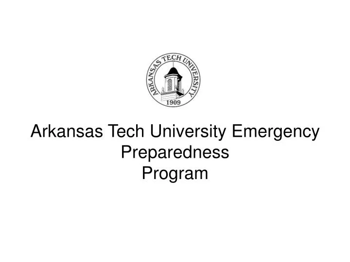 arkansas tech university emergency preparedness program