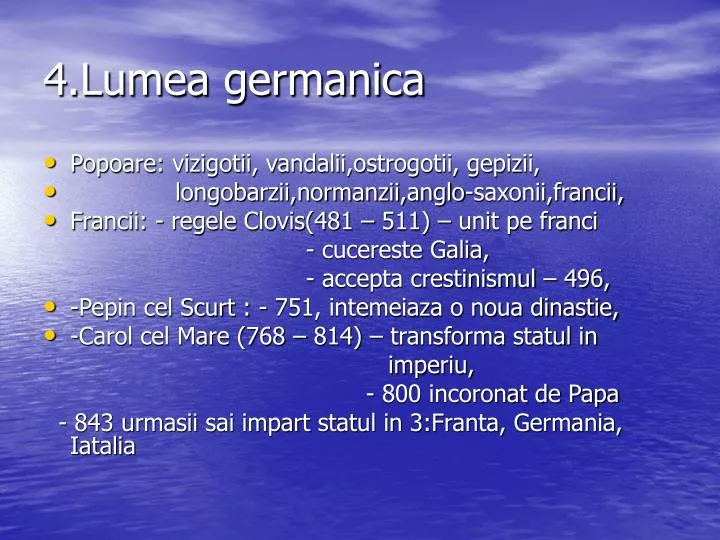 4 lumea germanica