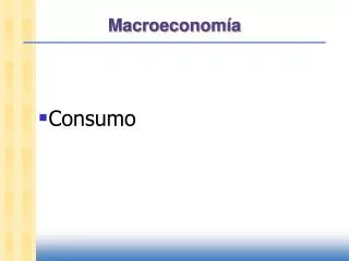 macroeconom a