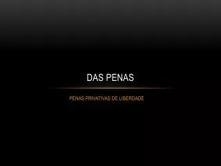 das penas