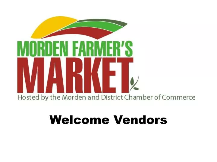 welcome vendors