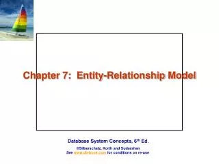 chapter 7 entity relationship model