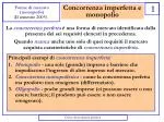 Concorrenza imperfetta e monopolio - slide 1