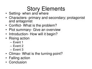 Story Elements