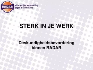 sterk in je werk