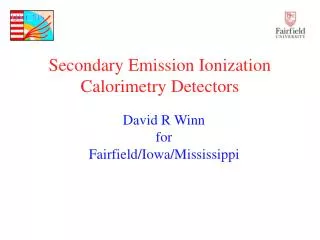 Secondary Emission Ionization Calorimetry Detectors