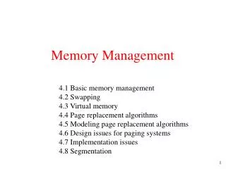 memory management