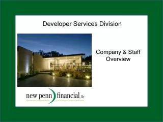 Developer Services Division