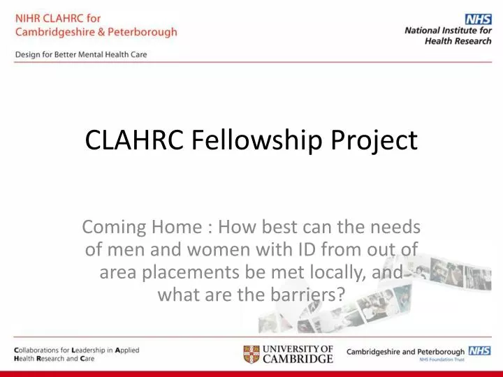 clahrc fellowship project