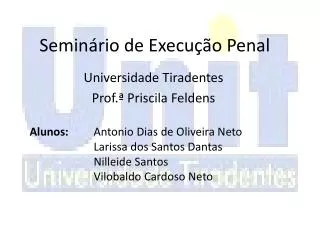 semin rio de execu o penal