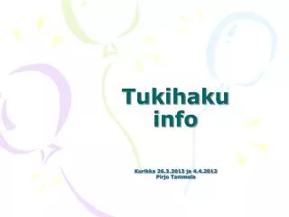 tukihaku info