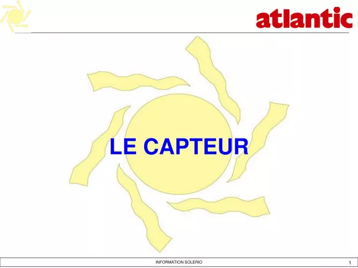 le capteur