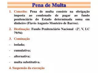 pena de multa