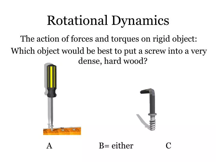 rotational dynamics