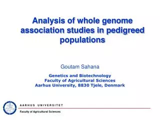 Analysis of whole genome association studies in pedigreed populations