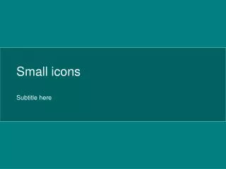 small icons