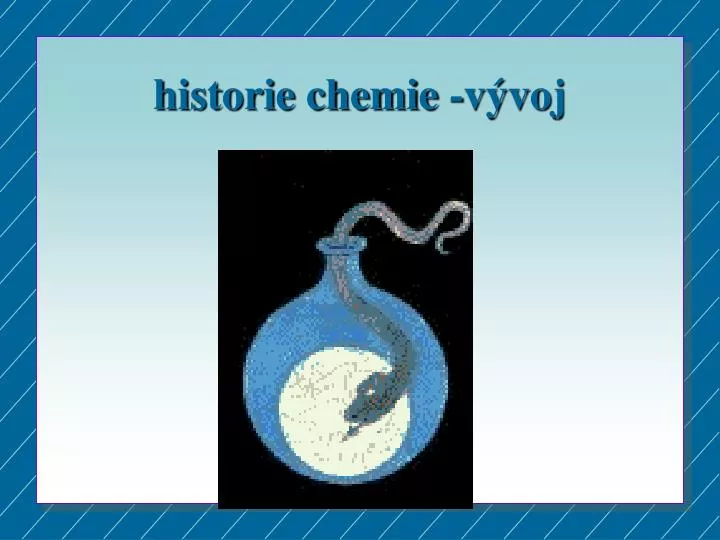 historie chemie v voj