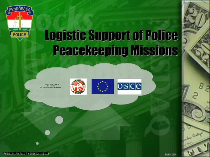 logistic support of police peacekeeping missions