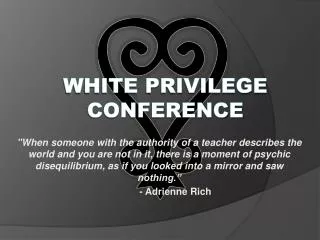 White Privilege conference