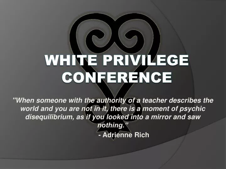white privilege conference