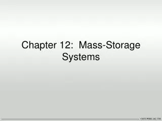 chapter 12 mass storage systems