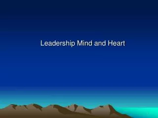 Leadership Mind and Heart
