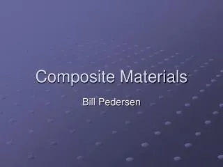 Composite Materials