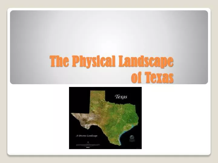 the physical landscape of texas