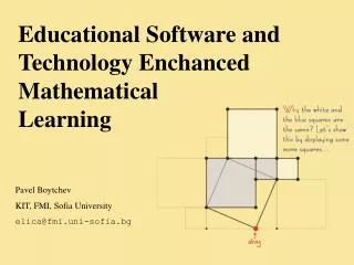 Educational Software and Technology Enchanced Mathematical Learning