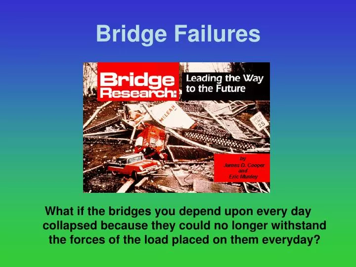 bridge failures