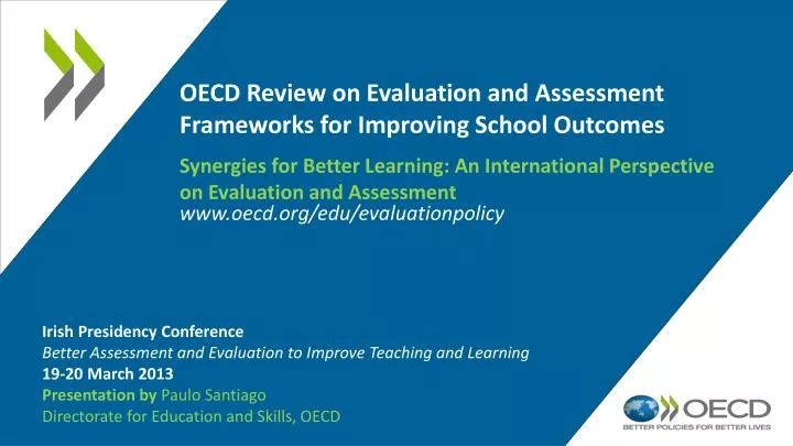 oecd review on evaluation and assessment frameworks for improving school outcomes