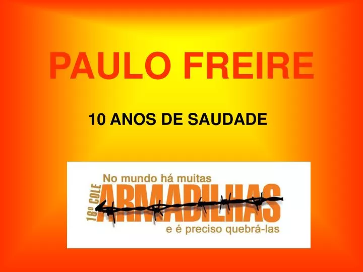 paulo freire