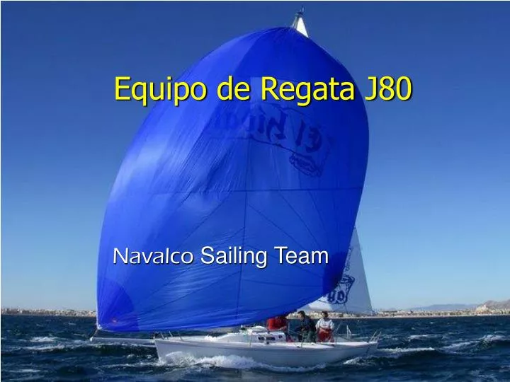 equipo de regata j80