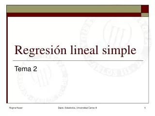regresi n lineal simple