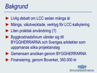 bakgrund