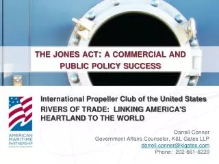 the jones act : a commercial and public policy success