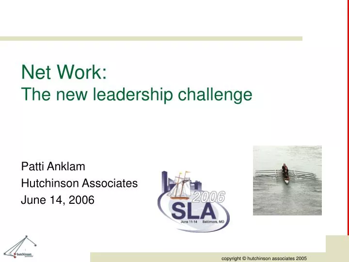 net work the new leadership challenge