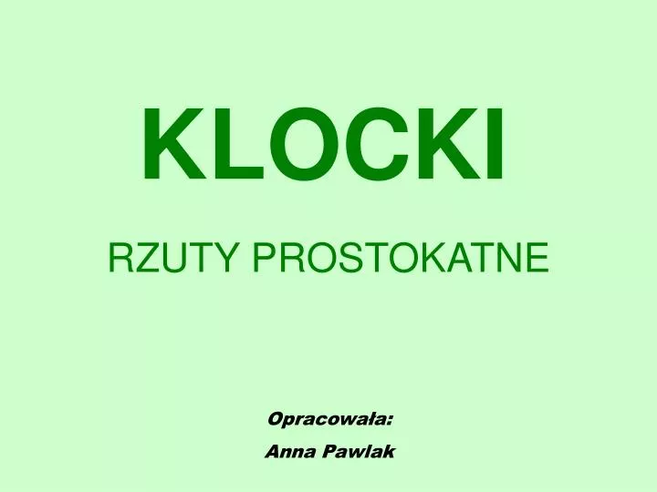 klocki