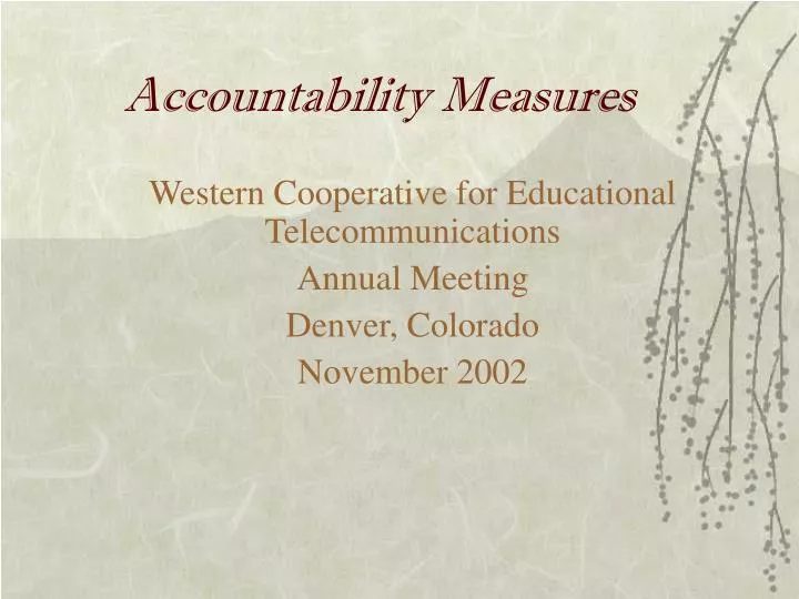 accountability measures