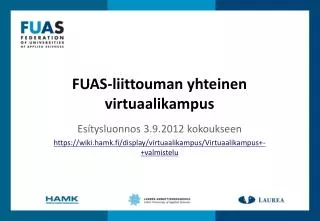 fuas liittouman yhteinen virtuaalikampus