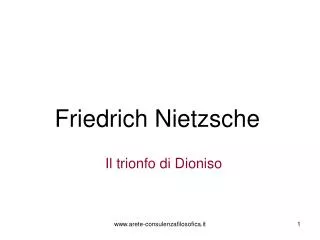 friedrich nietzsche