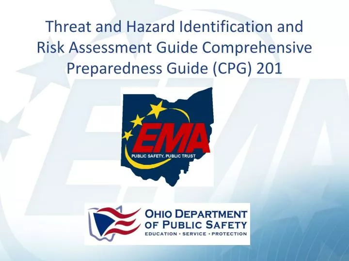 threat and hazard identification and risk assessment guide comprehensive preparedness guide cpg 201