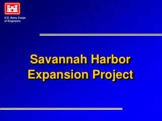 Savannah Harbor Expansion Project