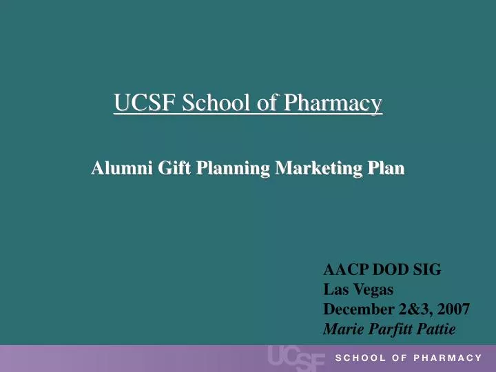 alumni gift planning marketing plan