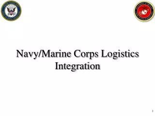 Navy/Marine Corps Logistics Integration