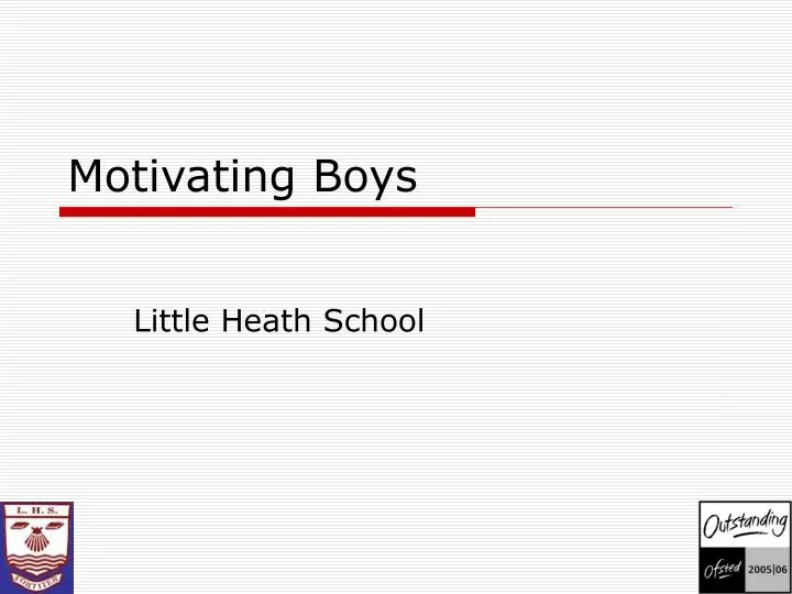 motivating boys