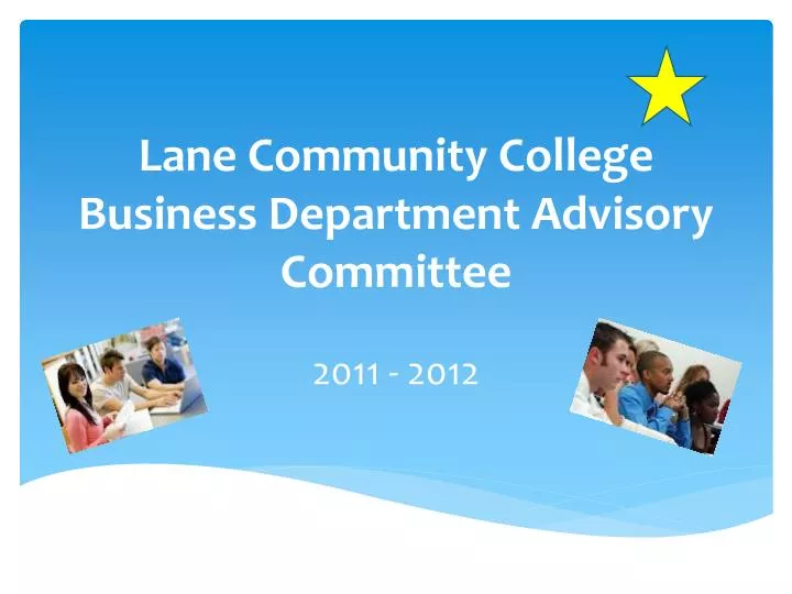 lane community college business department advisory committee