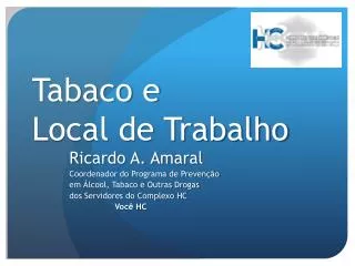 tabaco e local de trabalho