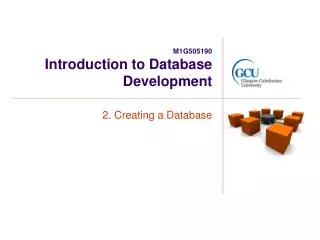 M1G505190 Introduction to Database Development