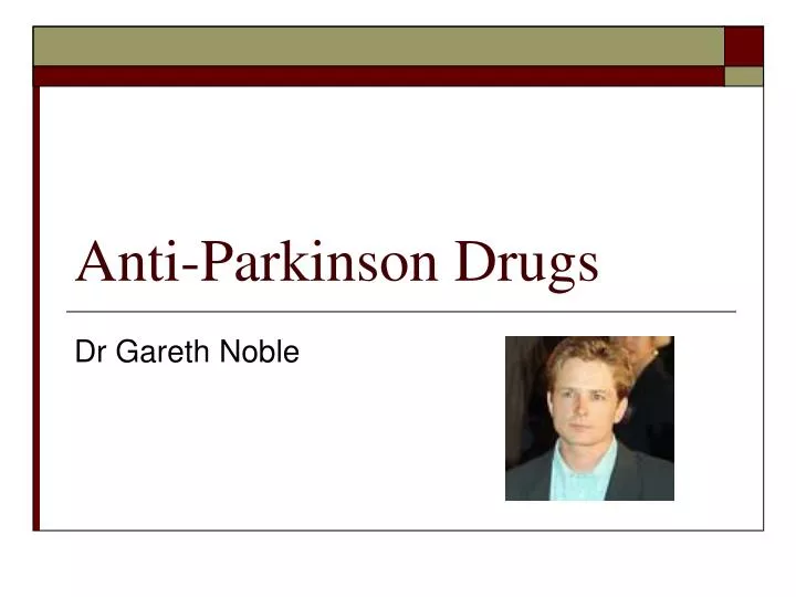 anti parkinson drugs